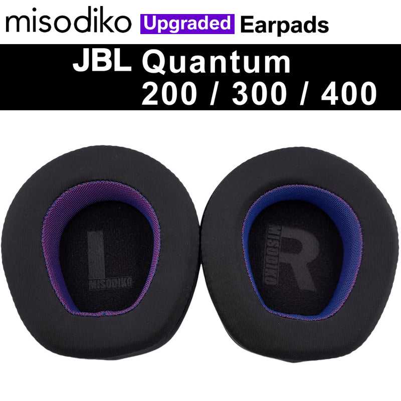 misodiko Upgraded Earpads Replacement for JBL Quantum 200 / 300 / 400 Headphones (Cooling Gel)