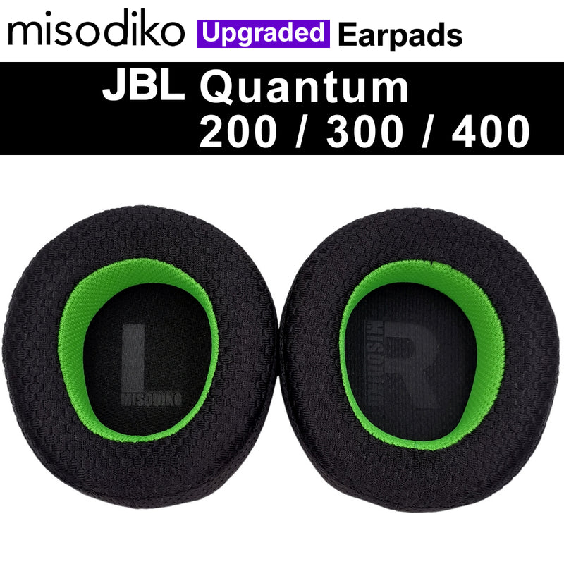 misodiko Upgraded Earpads Replacement for JBL Quantum 200 / 300 / 400 Headphones (Mesh)