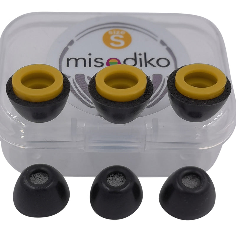 misodiko MJ765 Memory Foam Eartips Replacement for Jabra Elite/ Evolve 65e & 75e In-Ear Earphones