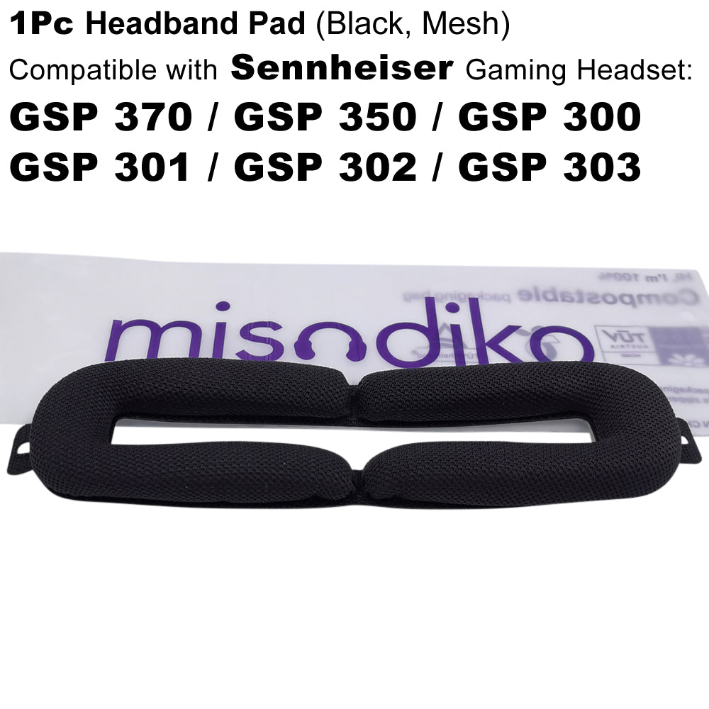 misodiko Headband Pad Replacement for Sennheiser GSP 370/ 300/ 350/ 30