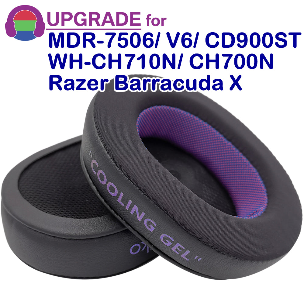 misodiko Upgraded Ear Pads Cushions Replacement for Sony MDR 7506/ V6/  CD900ST / M1ST, WH-CH710N/ CH700N, Razer Barracuda X Headphones (Cooling  Gel)