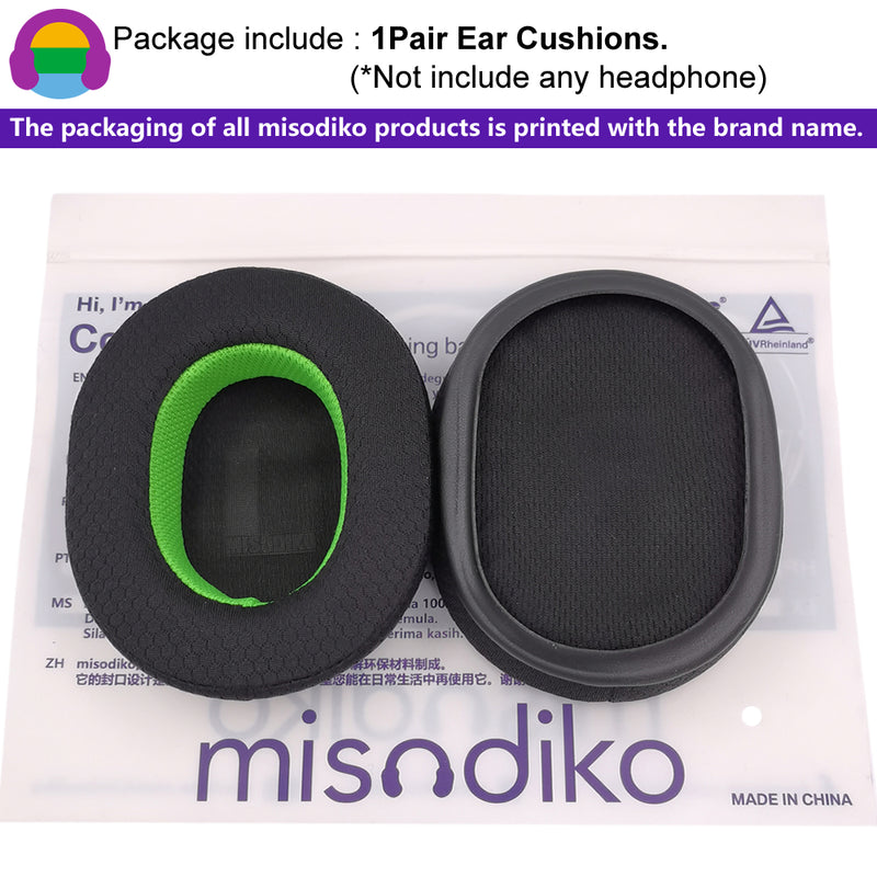 misodiko Upgraded Ear Pads Cushions Replacement for Sony MDR 7506/ V6/ CD900ST/ M1ST, WH-CH710N/ CH700N, Razer Barracuda X Headphones (Mesh)
