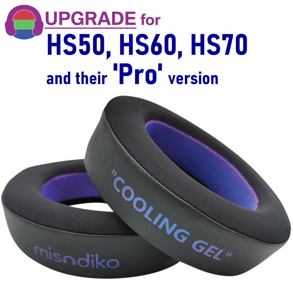 misodiko Cooling Gel Ear Pads Cushions Replacement for Corsair HS50 HS