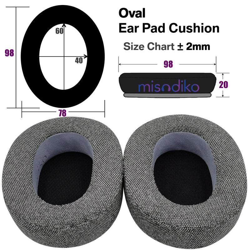 misodiko Upgraded Earpads Replacement for Sony WH-1000XM5 Headphones (Fabric)