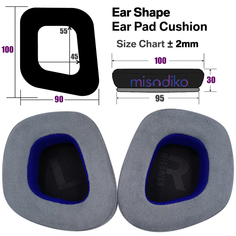 misodiko Upgraded Ear Pads Cushions Replacement for Corsair Void RGB Elite Pro Gaming Headset (Fabric)