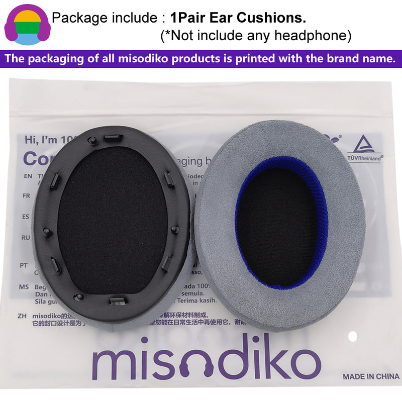 misodiko Upgraded Ear Pads Cushions Replacement for Sony WH 1000XM3 Headphones (Fabric)