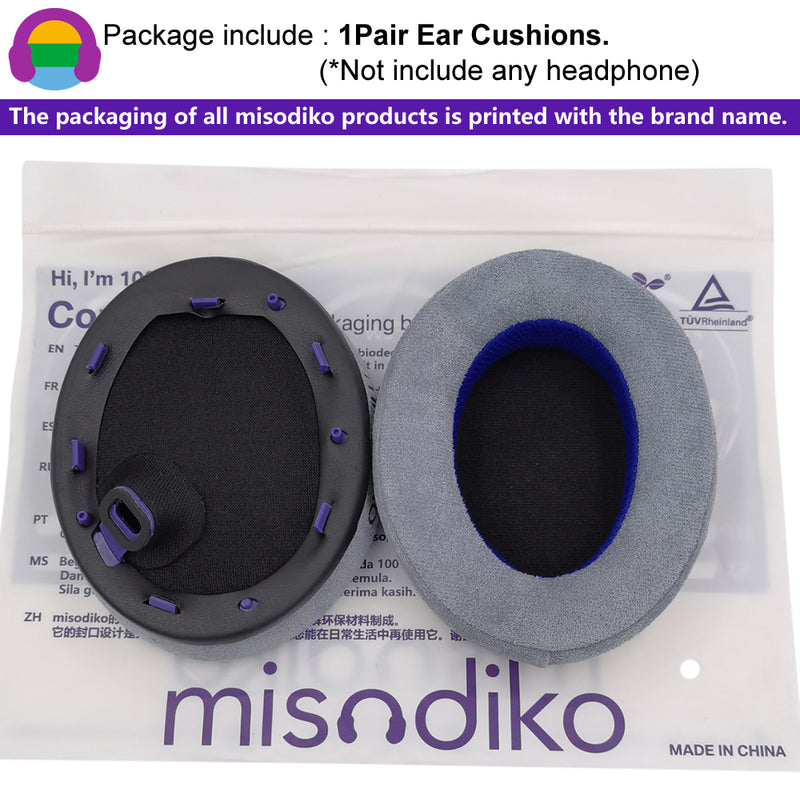 misodiko Upgraded Ear Pads Cushions Replacement for Sony WH-1000XM4 Headphones (Fabric)