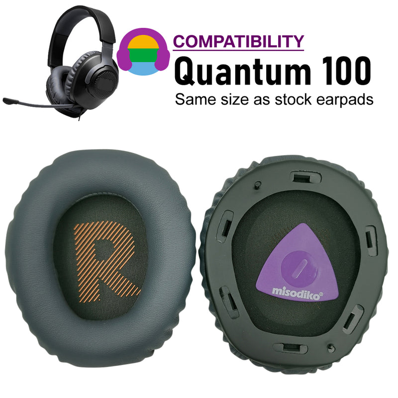 misodiko Ear Pads Replacement for JBL Quantum 100 Gaming Headset