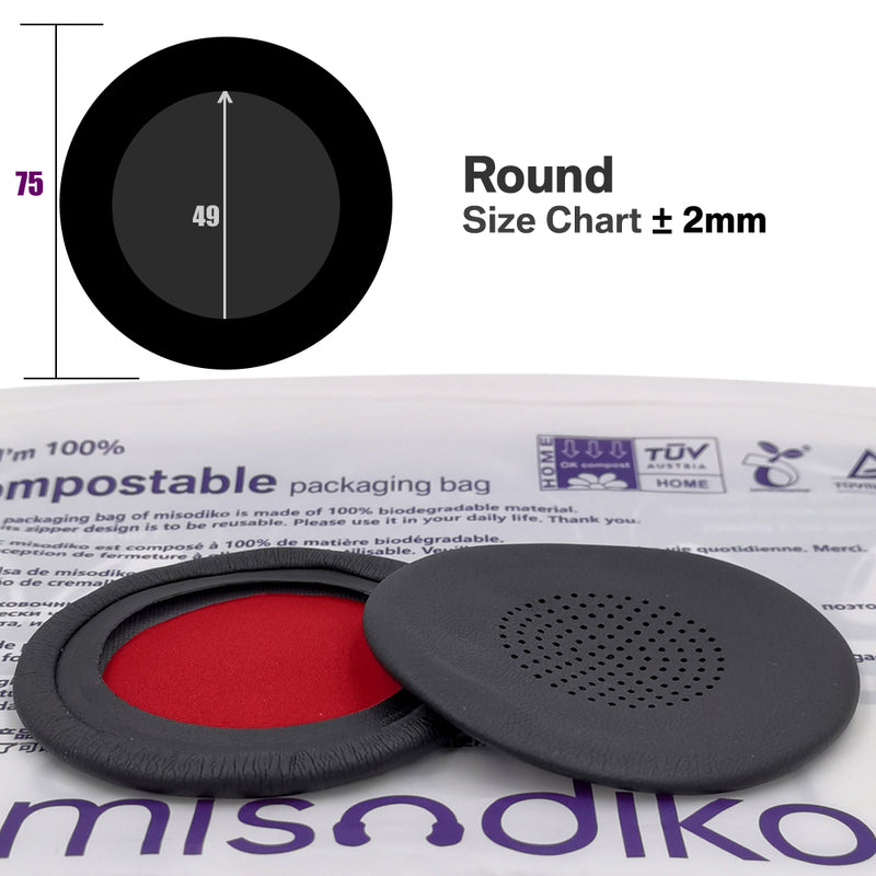 misodiko Ear Pads Replacement for Plantronics Voyager Focus UC B825, Blackwire 5220/ 5210, Backbeat Sense Headset