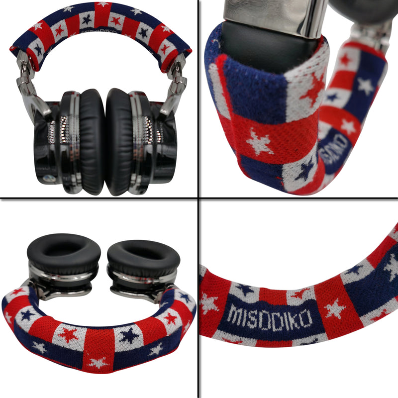 misodiko Sweater knitting Headband Protector Cover Compatible with Most Headphones - Sony MDR 7506 XB950 100ABN WH-1000XM4 1000XM3 1000XM2 XB900N H900N, Audio Technica ATH M50x MSR7 M40x M30x M20x, Corsair HS70 HS60 HS50 HS75 Virtuoso, HyperX Cloud Alpha