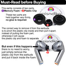 misodiko Upgraded Memory Foam Earbuds Ear Tips Replacement for SAMSUNG Galaxy Buds 3 Pro