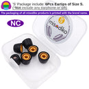 misodiko FT4S Upgraded Memory Foam Earbuds Ear Tips Replacement for Sony WF- 1000XM5/ 1000XM4/ C510/ C710N, LinkBuds S/ INZONE Buds