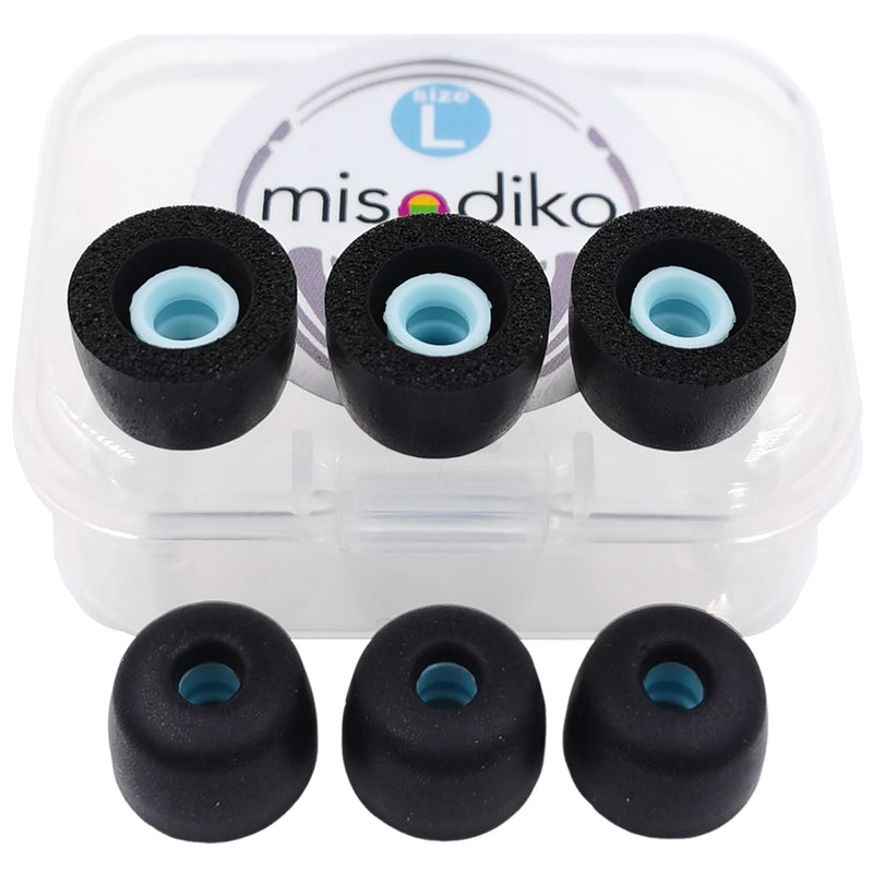 misodiko FT4S Upgraded Memory Foam Earbuds Ear Tips Replacement for Sony WF- 1000XM5/ 1000XM4/ C510/ C710N, LinkBuds S/ INZONE Buds