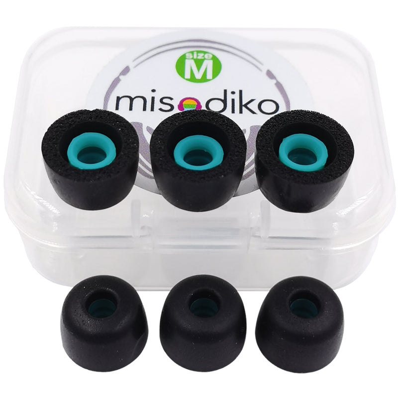 misodiko FT4S Upgraded Memory Foam Earbuds Ear Tips Replacement for Sony WF- 1000XM5/ 1000XM4/ C510/ C710N, LinkBuds S/ INZONE Buds