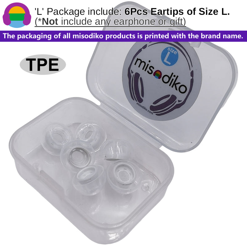 misodiko Memory Foam / TPE Eartips Earbuds Tips Replacement for AirPods Pro / Pro2