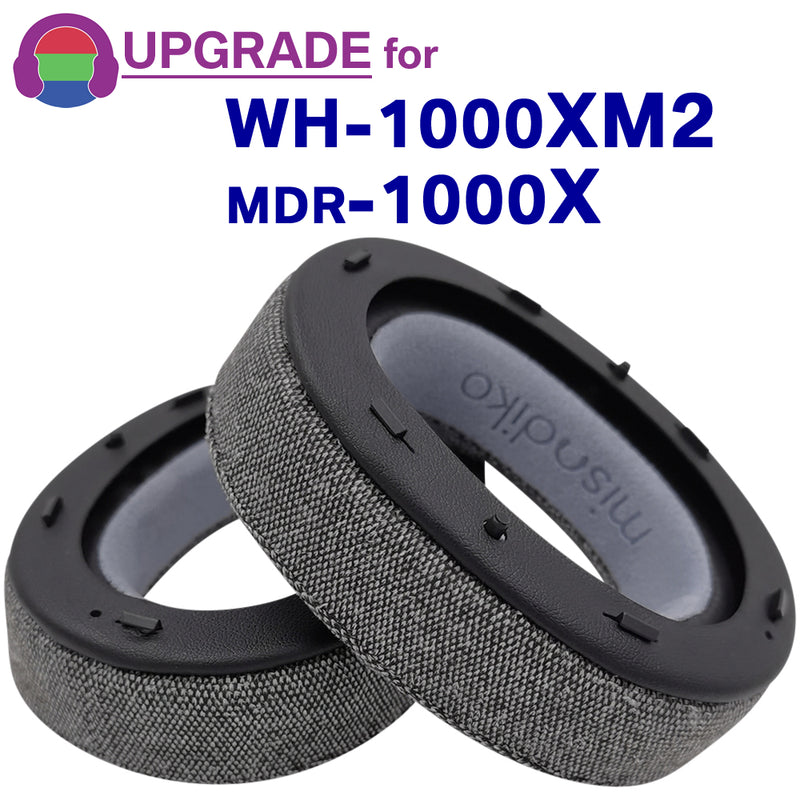 misodiko Upgraded Earpads Replacement for Sony WH-1000XM2 / MDR-1000X Headphones (Fabric)