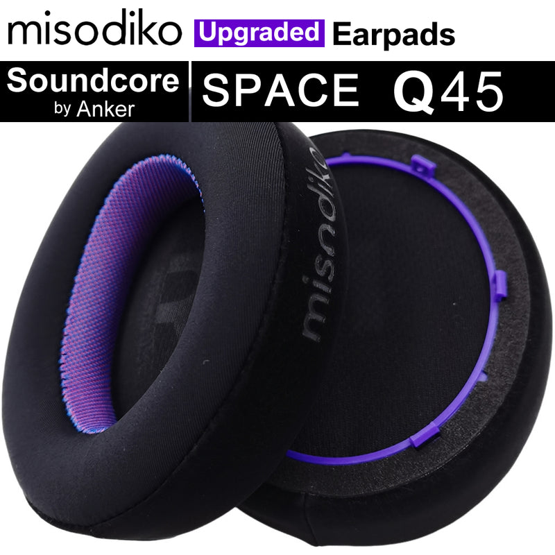 misodiko Upgraded Earpads Replacement for Soundcore by Anker Space Q45 Headphones (Cooling Gel)