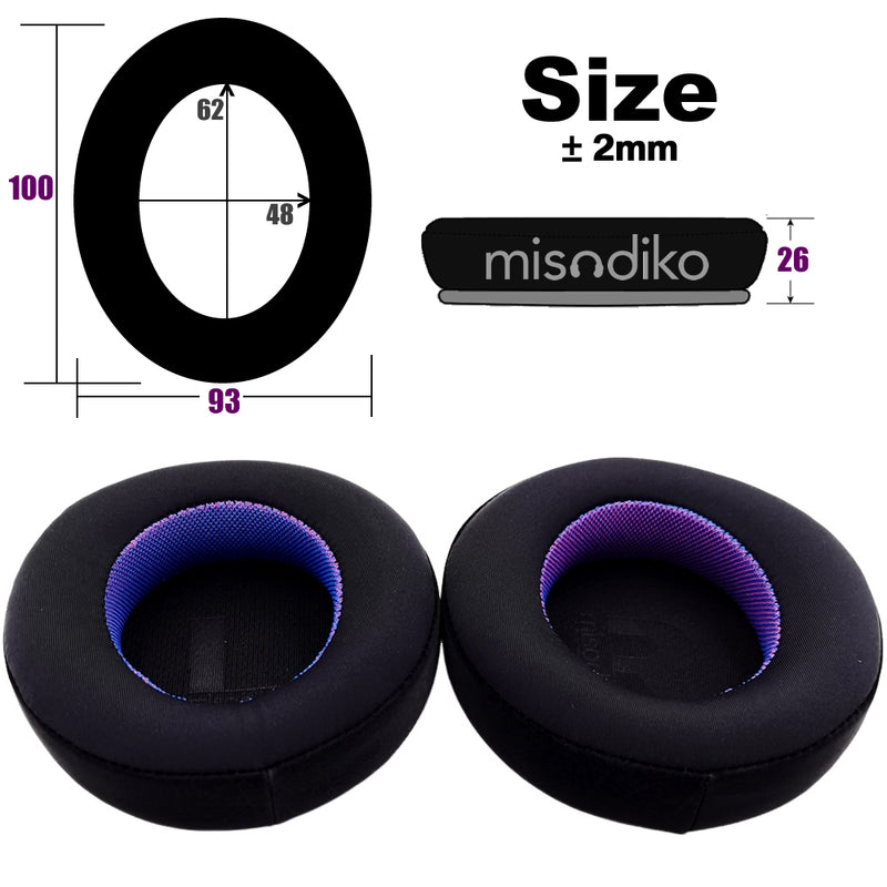 misodiko Upgraded Earpads Replacement for Soundcore by Anker Space Q45 Headphones (Cooling Gel)