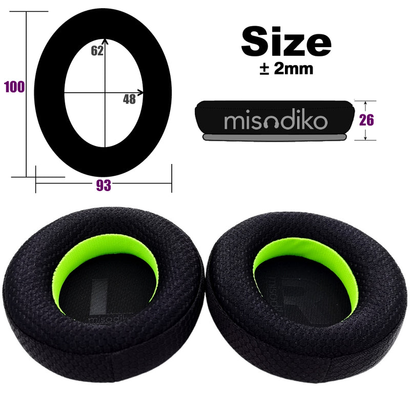 misodiko Upgraded Earpads Replacement for Soundcore by Anker Space Q45 Headphones (Mesh)