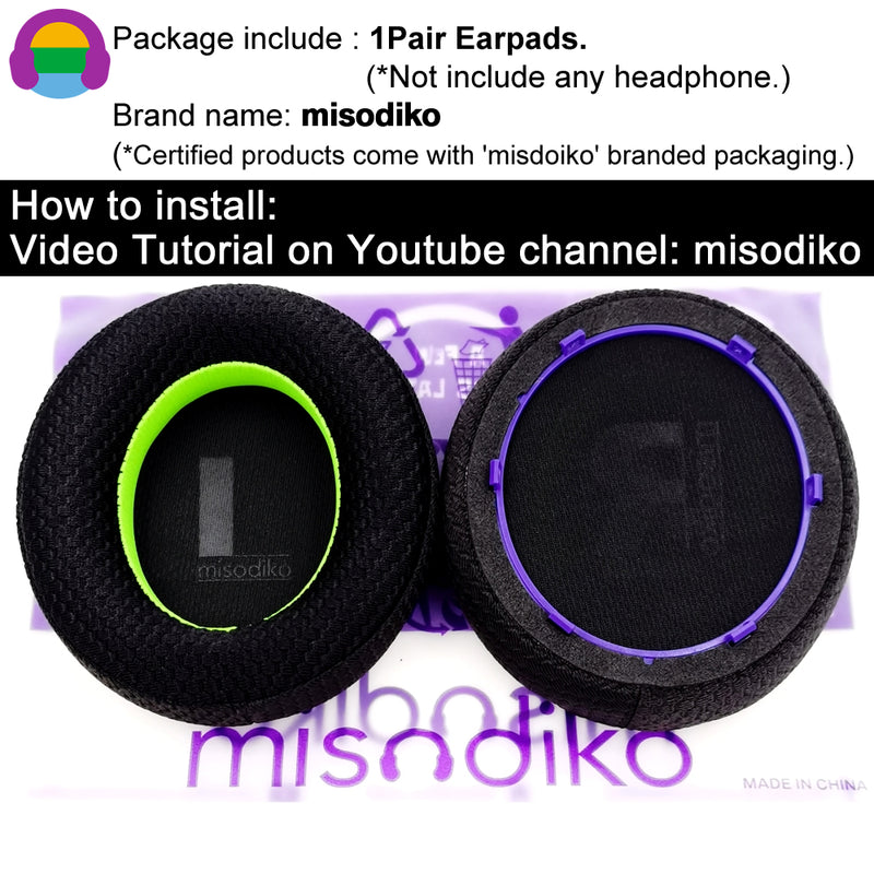 misodiko Upgraded Earpads Replacement for Soundcore by Anker Space Q45 Headphones (Mesh)