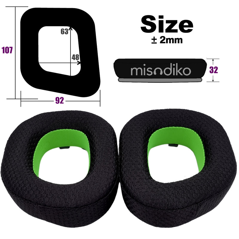 misodiko Upgraded Earpads Replacement for Corsair HS80 RGB / MAX Headphones (Mesh)