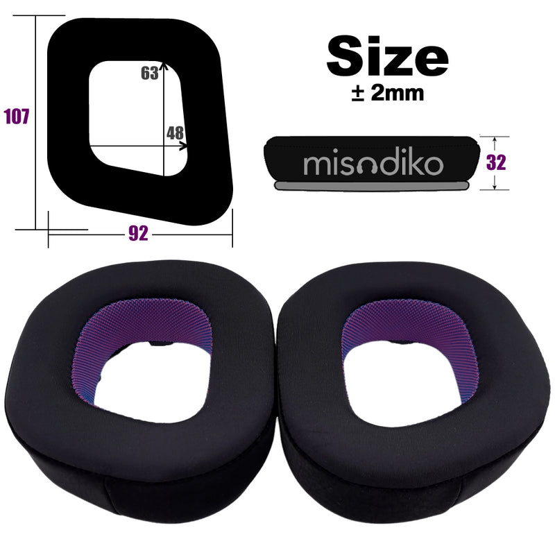 misodiko Upgraded Earpads Replacement for Corsair HS80 RGB / MAX Headphones (Cooling Gel)