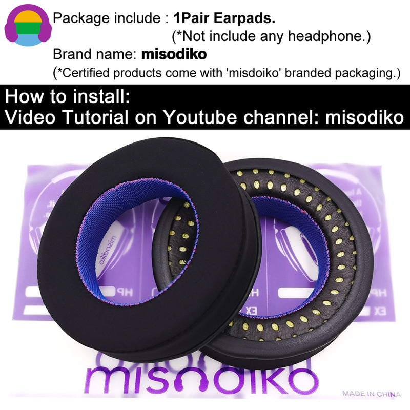 misodiko Upgraded Earpads Replacement for Beyerdynamic DT 770 / 880 / 990 / 1770 / 1990 Pro / MMX330 Headphones (Cooling Gel)