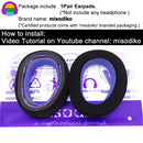 misodiko Upgraded Ear Pads Cushions Replacement for Sennheiser GSP 670/ 600/ 601/ 602/ 500/ 550, EPOS H6 Pro Gaming Headset (Cooling Gel)