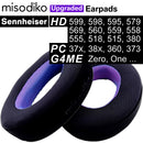 misodiko Upgraded Ear Pads Cushions Replacement for Sennheiser PC37X, PC38X, HD599, HD598, HD595, HD559 , HD569, HD579, HD558, HD555, HD515, HD518, Game One, Game Zero Headphones (Cooling Gel)