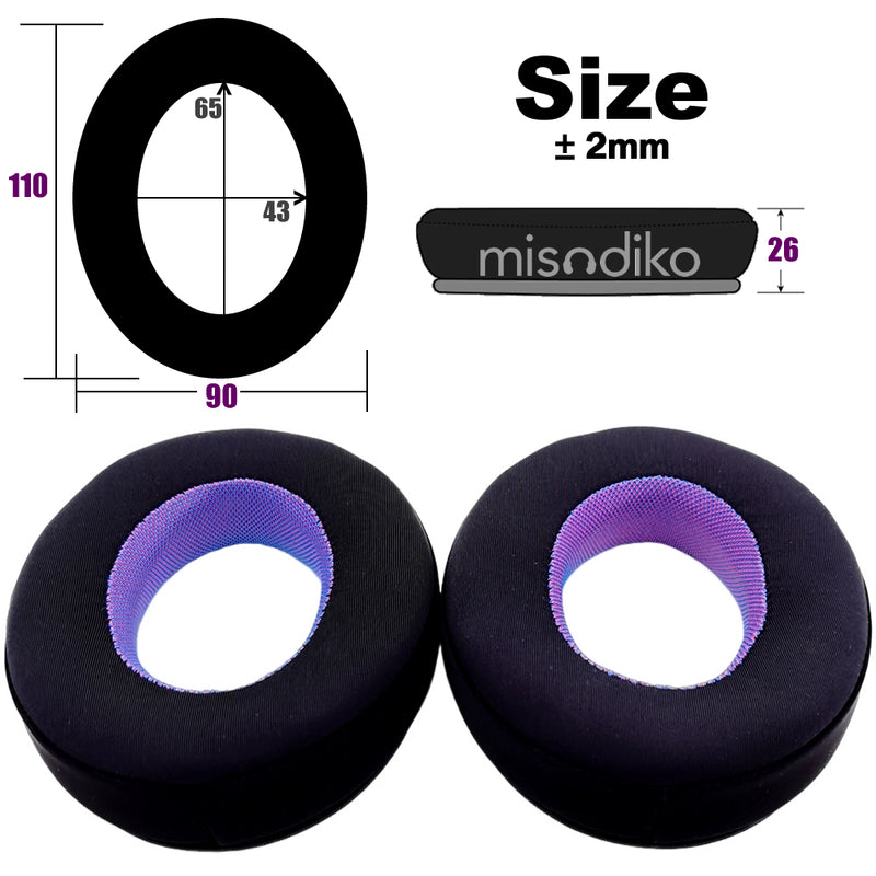 misodiko Upgraded Ear Pads Cushions Replacement for Sennheiser PC37X, PC38X, HD599, HD598, HD595, HD559 , HD569, HD579, HD558, HD555, HD515, HD518, Game One, Game Zero Headphones (Cooling Gel)
