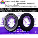 misodiko Upgraded Ear Pads Cushions Replacement for Sennheiser PC37X, PC38X, HD599, HD598, HD595, HD559 , HD569, HD579, HD558, HD555, HD515, HD518, Game One, Game Zero Headphones (Cooling Gel)