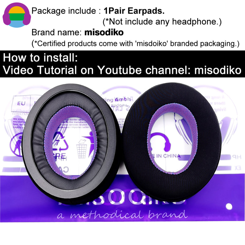 misodiko Upgraded Ear Pads Cushions Replacement for Sennheiser PC37X, PC38X, HD599, HD598, HD595, HD559 , HD569, HD579, HD558, HD555, HD515, HD518, Game One, Game Zero Headphones (Cooling Gel)