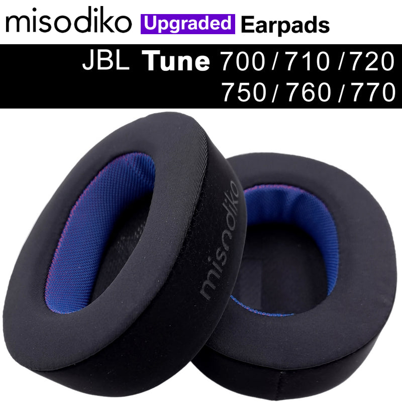 misodiko Upgraded Earpads Replacement for JBL Tune 700 / 710 / 720 / 750 / 760 / 770 Headphones (Cooling Gel)