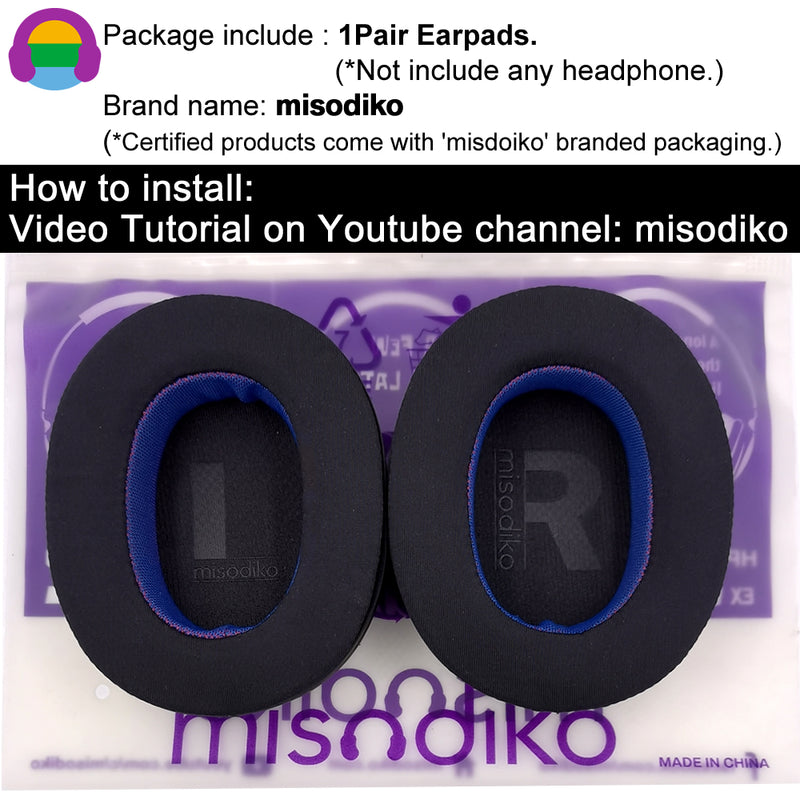 misodiko Upgraded Earpads Replacement for JBL Tune 700 / 710 / 720 / 750 / 760 / 770 Headphones (Cooling Gel)