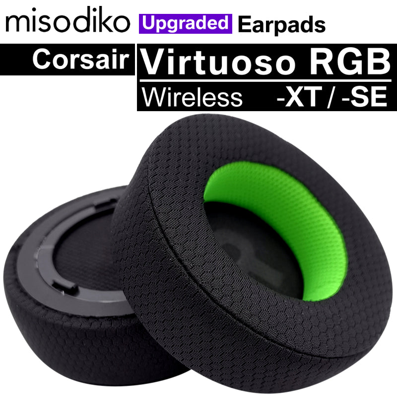 misodiko Upgraded Earpads Replacement for Corsair Virtuoso RGB Wireless SE/ XT Gaming Headset (Mesh)