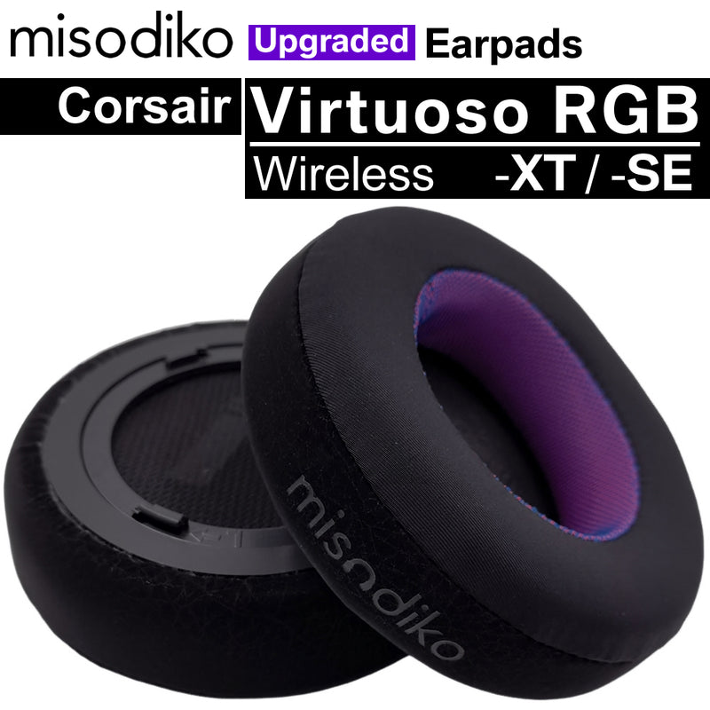 misodiko Upgraded Earpads Replacement for Corsair Virtuoso RGB Wireless XT SE Headphones (Cooling Gel)