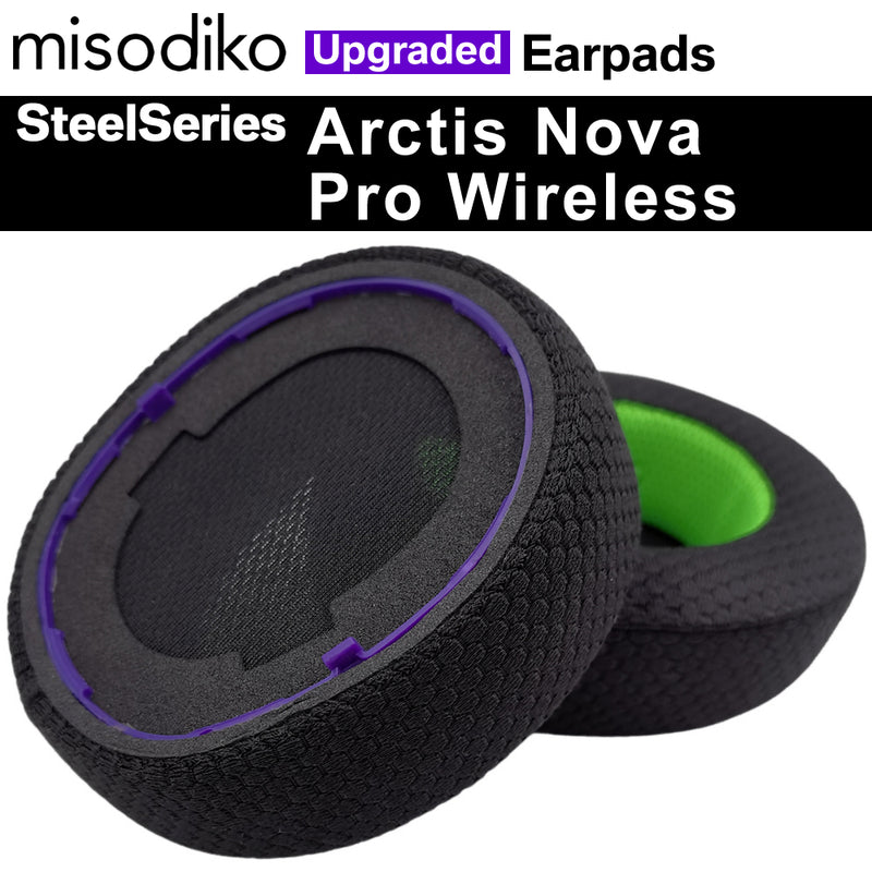 misodiko Upgraded Earpads Replacement for SteelSeries Arctis Nova Pro Wireless Headphones (Mesh)