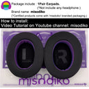 misodiko Upgraded Earpads Replacement for Skullcandy Crusher Wireless / Crusher EVO / Crusher ANC, Hesh 3 / Hesh EVO / Hesh ANC, Venue Wireless ANC Headphones (Cooling Gel)