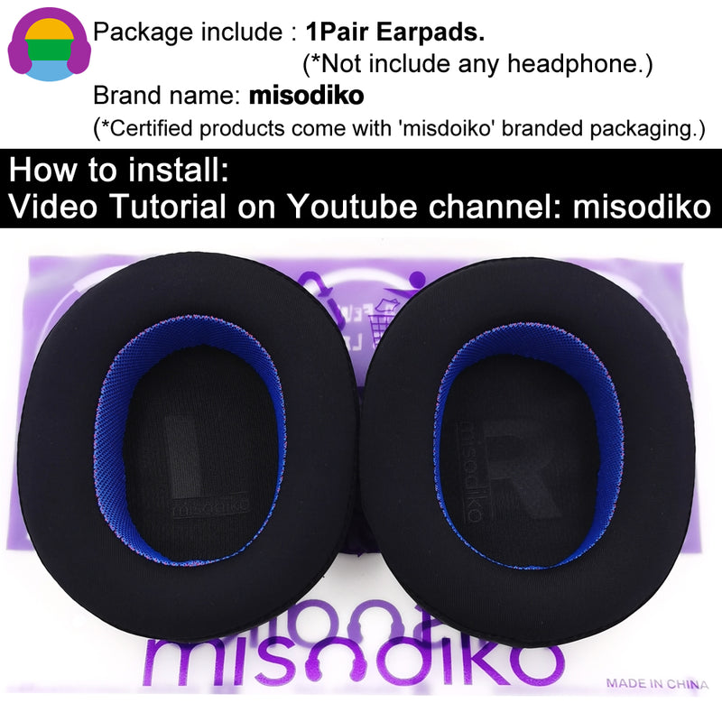 misodiko Upgraded Earpads Replacement for Sony WH-XB910N, ULT WEAR Headphones (Cooling Gel)