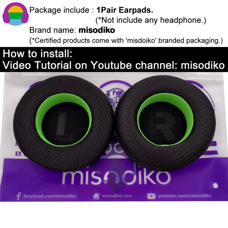 misodiko Upgraded Earpads Replacement for Corsair Virtuoso PRO Headphones (Mesh)