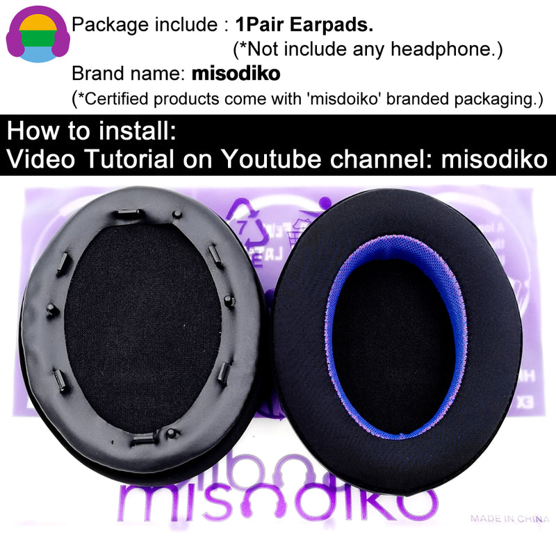 misodiko Upgraded Earpads Replacement for Sony WH 1000XM3 Headphones (Cooling Gel)