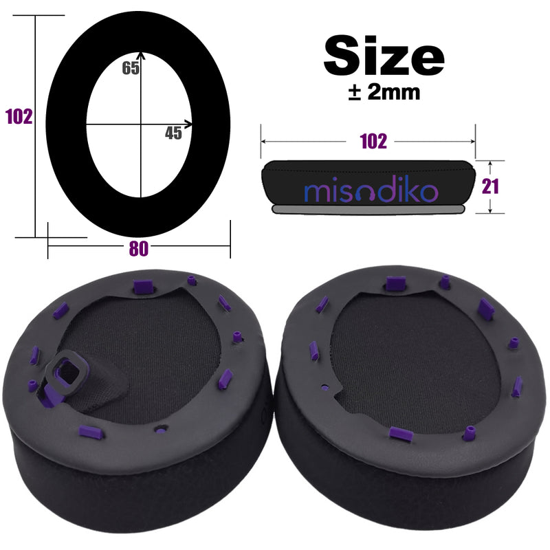 misodiko Upgraded Ear Pads Cushions Replacement for Sony WH-1000XM4 Headphones (Cooling Gel)