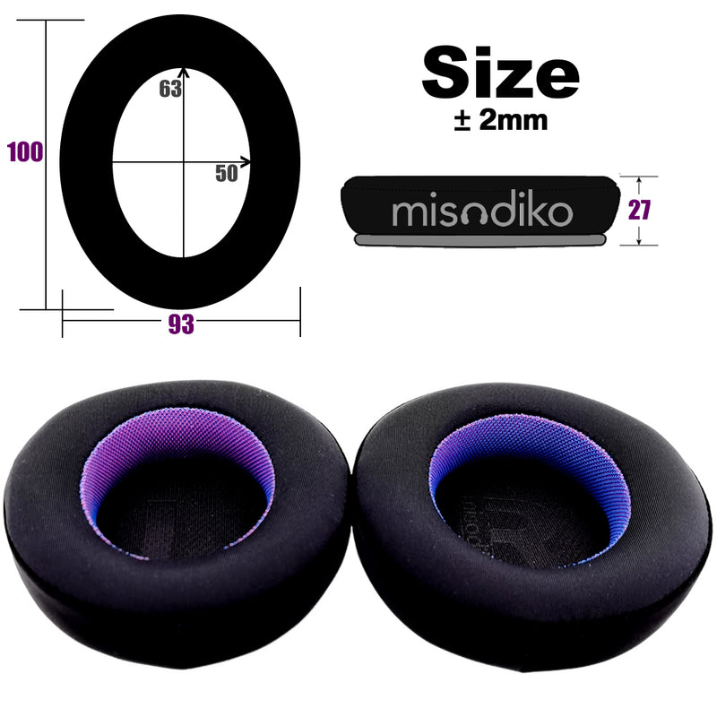 misodiko Upgraded Earpads Replacement for Soundcore by Anker Life Q30 / Q35 Headphones (Cooling Gel)