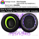misodiko Upgraded Earpads Replacement for Soundcore by Anker Life Q30 / Q35 Headphones (Mesh)