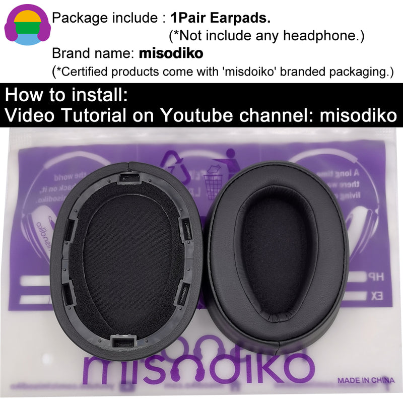 misodiko Earpads Replacement for Sony MDR 100ABN, WH H900N Headphones