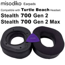 misodiko Earpads Replacement for Turtle Beach Stealth 700 Gen 2/ Gen2 MAX Gaming Headset