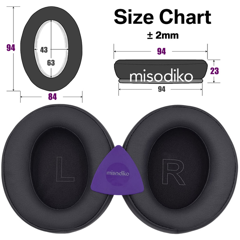 misodiko Earpads Replacement for Soundcore by Anker Life Q30 / Q35 Headphones