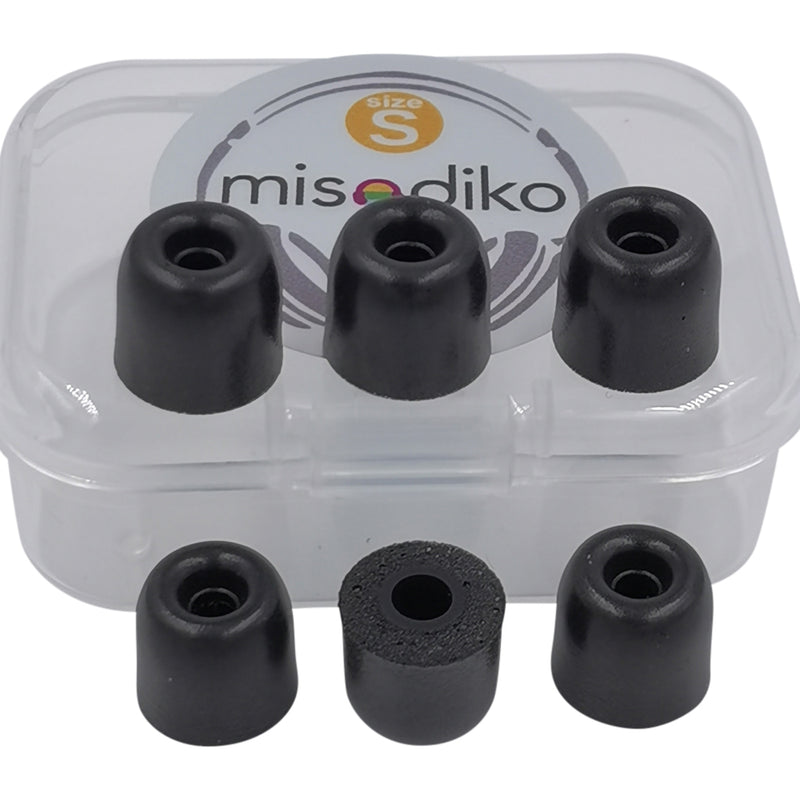 misodiko M400 Memory Foam Replacement Earbuds Tips (3-Pairs)