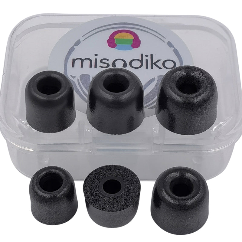 misodiko M400 Memory Foam Replacement Earbuds Tips (3-Pairs)