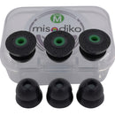 misodiko MD266 Double Flange Memory Foam Eartips Replacement for Shure SE215 SE315 SE535 SE425 SE846 SE110 SE112/ Etymotic ER2 ER3 ER4 XR/ SE/ SR